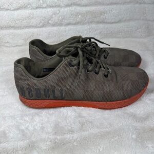 NoBull Army green Chess Gradient Trainers Athletic Sneaker Shoes SZ W 11 / M 9.5